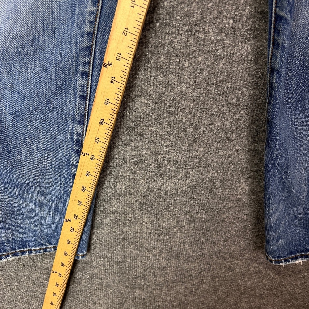 Tory Burch Button fly High Rise Straight Leg‎ Jeans Medium Wash Size 26 - Picture 8 of 11